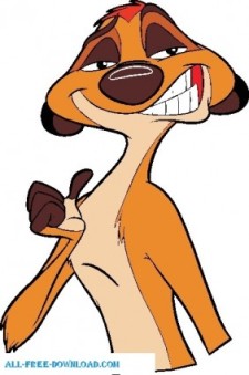 free vector The Lion King TIMON011