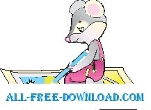 free vector Mouse Drawing