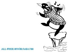 free vector Penguin Dancing 1