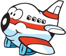 free vector Cartoon Commercial Flight