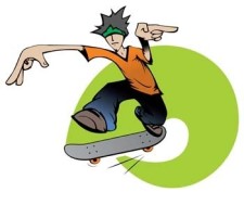 free vector Skateboarding vector 3