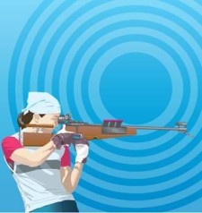 free vector Shoting and archery sport 1