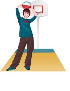 free vector Basketball sport vector 1