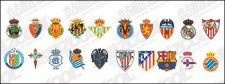 free vector Spanish soccer clubs LOGO