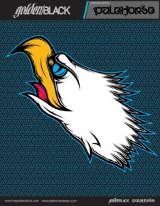 free vector Eagle head vector illustration