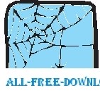 free vector Spider and Web 1