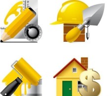 free vector Building website and internet icons