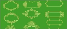 free vector Series of exquisite lace-1