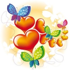 free vector Love butterfly