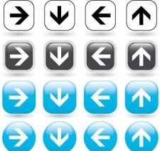 free vector Directional arrow icons