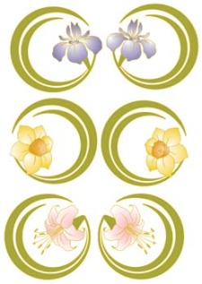 free vector Flower of Seven color 44
