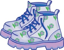free vector Childs shoes 3