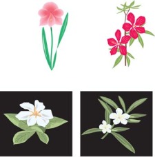 free vector Flower of Seven color 35