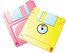 free vector Floppy disc vector 2