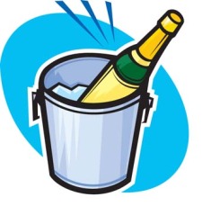 free vector Champagne for celebration vector