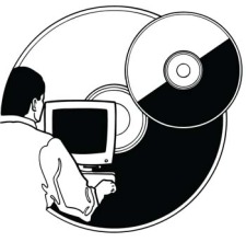 free vector Cdrom and dvdrom vector 1