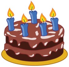 free vector Tart birthday cake 1