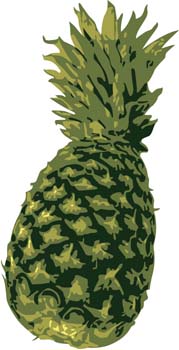 free vector Pineapple 5