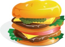 free vector Bigmac hamburger 3