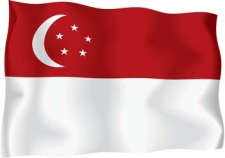 free vector Singapore Flag Vector