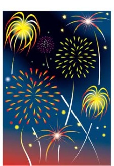 free vector Celebration and Firework 4