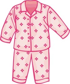 free vector Childs Pajamas