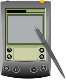 free vector Palm Phone Vector