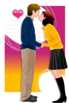 free vector Couple in love 18