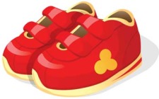 free vector Childs shoes 8