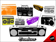 free vector Boomboxes Boomboxes