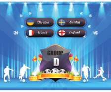 free vector Euro 2012 Group D Shield Poster Vector Art Award Badge