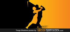 free vector Beutiful Vector of Couple Dancing Tango