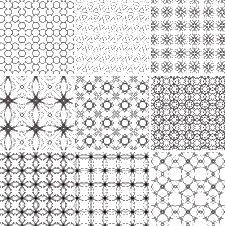 free vector 10 Seamless Vector Patterns