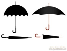 free vector Umbrella vector set
