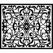 free vector Decorative ornamental panel