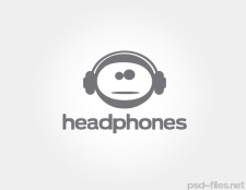 free vector Vector Headphones Logo