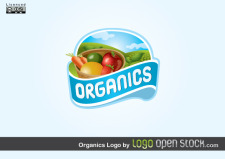 free vector Organics Logo Vector Design
