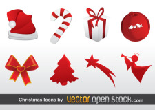 free vector Christmas Free Vector Icons