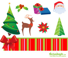 free vector Christmas Icons