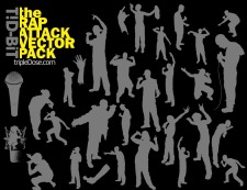 free vector The Rap Attack Vector Pack