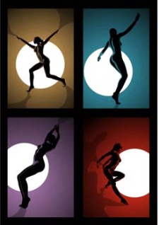 free vector Sexy girl silhouette
