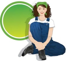 free vector Sit girl position vector 8
