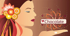 free vector Chocolate woman free vector