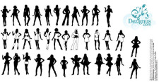 free vector Many Sexy girls silhouettes free vector