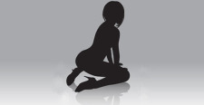 free vector Sexy girl silhouette free vector