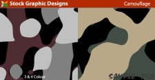 free vector Sample file from seamless camouflage pattern