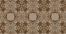 free vector Brown seamless floral wallpaper