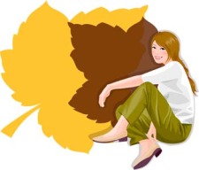 free vector Sit girl position vector 26