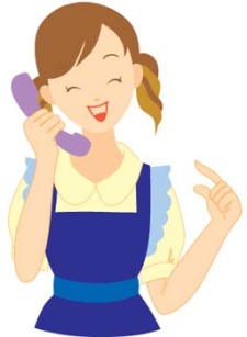 free vector Girl with phone 51