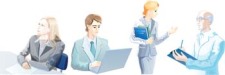 free vector Business people 9
